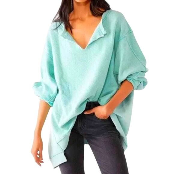 Free People – We The Free The Band Pullover – Mint Green – S - Picture 1 of 5